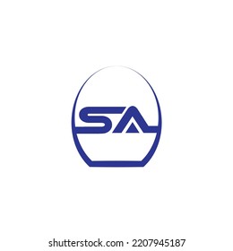 Alphabet Creative Modern SA Latter S und Logo Design Template Bild 