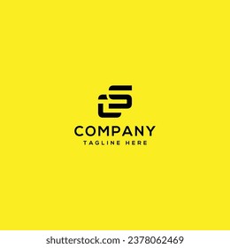 Alphabet CS, CS monogram, Art line, Vector logo design, Initial logo,