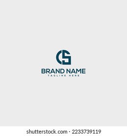 Alphabet CS, SC, C, S letter logo design template vector illustration.