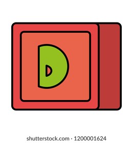 alphabet cube block toy