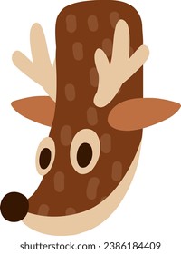 an alphabet with cute antler theme