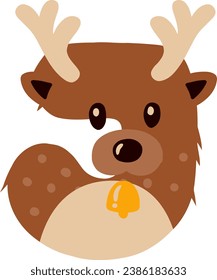 an alphabet with a cute deer theme