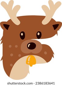 an alphabet with a cute deer theme