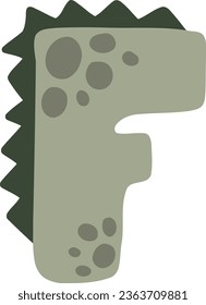 an alphabet with a cute dinosaur theme