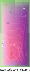 Alphabet D Background Design Stock Vector (Royalty Free) 631664780 ...