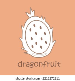 Alfabeto D Para La Marca Digital Dragon Fruit