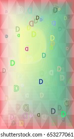 Alphabet D pattern idea