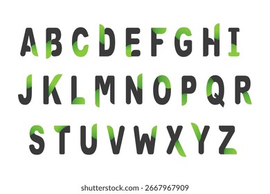 alphabet  design fonts set, Typography  logo creative font.  vector illustration
