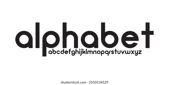 Alphabet, Digital Modern Italic Alphabet Font. Typography urban style fonts for technology, digital, movie logo design. vector illustration
