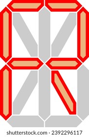 un alfabeto con un tema digital