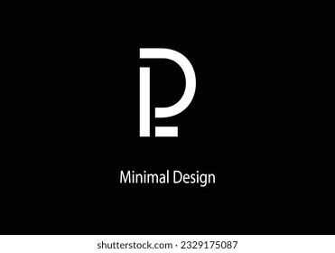 Alphabet DL, logotipo de monograma, diseño de logotipo vectorial, arte de línea, 