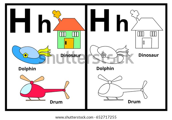 Alphabet Drawing Book Stock Vector (Royalty Free) 652717255 | Shutterstock