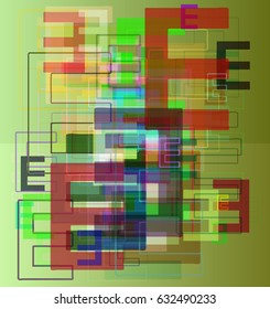 Alphabet E elements icon
