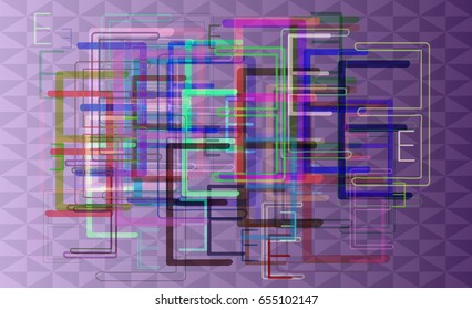 Alphabet E elements texture