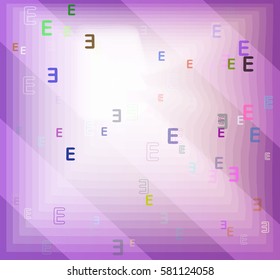 Alphabet E idea art