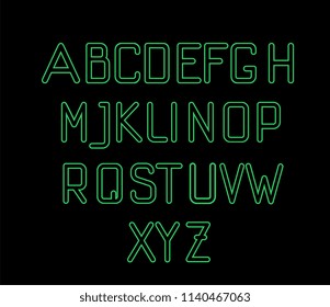 alphabet electronic letter technology, future, android, text, computer, droid luminescence, technical, simple green 