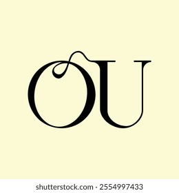 alphabet emblem initial modern minimalist timeless business logo design