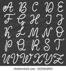 Similar Images, Stock Photos & Vectors of Handmade letters. Handwritten ...