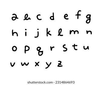 alphabet, english, script, font, text