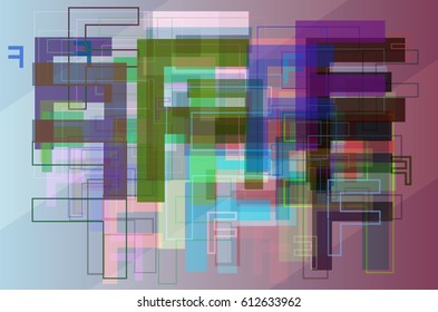 Alphabet F art elements