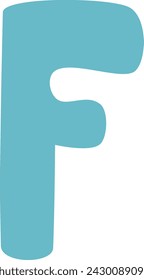 Alphabet F so cute for your design.