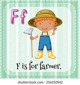 Alphabet F is for farmer