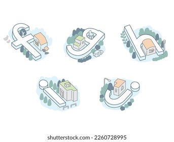Alphabet "f g h i j" and the city