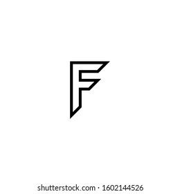 Alphabet F logo Design vector. Illustration of Letter F. F logo for initial logo