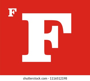 ALPHABET F VECTOR 