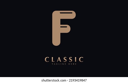 plantilla de monograma del logotipo del vector alfabeto