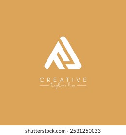 Alphabet FA AF Letter Artistic Stylish Logo Design. Initial Based Vector.