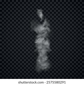 Alphabet of fog and clouds. Letters of smoke. Smoke Letter 