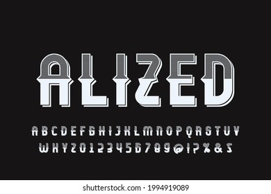  alphabet font, classic lettering, typeface vector design, dark brown style background