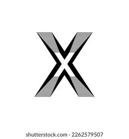 Alphabet font letters and numbers modern abstract design with line vector illustration