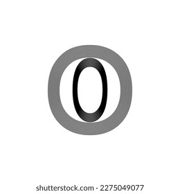 Alphabet font letters and numbers modern abstract design with line vector illustration