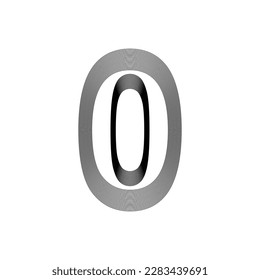 Alphabet font letters and numbers modern abstract design with line vector illustration
