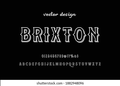 alphabet font, pink and  white style, typeface design