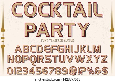 alphabet Font Script Typeface handcrafted handwritten vector label design old style.Shadow Effect.vintage Hand Drawn.Retro Typography.Vector Illustration.