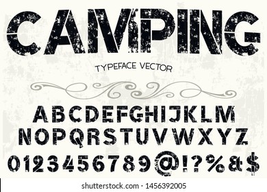 alphabet Font Script Typeface handcrafted handwritten vector label design old style.Shadow Effect.vintage Hand Drawn.Retro Typography.Vector Illustration.