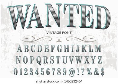alphabet Font Script Typeface handcrafted handwritten vector label design old style.Shadow Effect.vintage Hand Drawn.Retro Typography.Vector Illustration.
