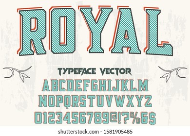 alphabet Font Script Typeface handcrafted handwritten vector label design vintage dulcet .Shadow Effect.vintage Hand Drawn.Retro Typography.Vector Illustration