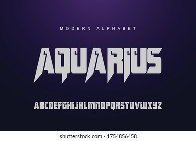 alphabet font set. Typography modern style display font. Premium Vector