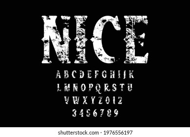 alphabet font, typeface design, black style vector background