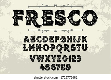 alphabet font, typeface vector, black and gray style background