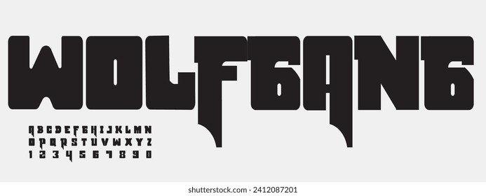 Alphabet font. Typography decorative elegant  lettering for logo. vector illustration