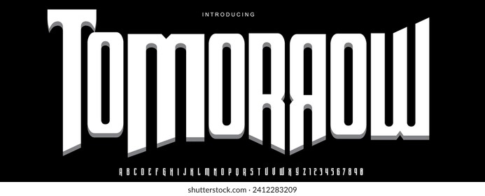 Alphabet font. Typography decorative elegant  lettering for logo. vector illustration