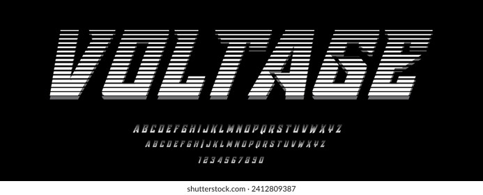 Alphabet font. Typography decorative elegant  lettering for logo. vector illustration