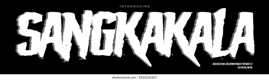Alphabet font. Typography decorative elegant  lettering for logo. vector illustration. stock image