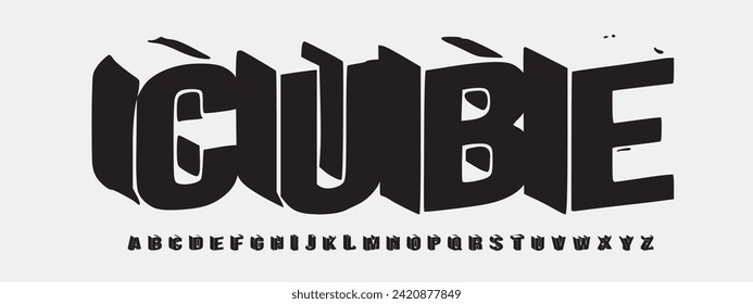 Alphabet font. Typography decorative elegant  lettering for logo. vector illustration. stock image.allFont