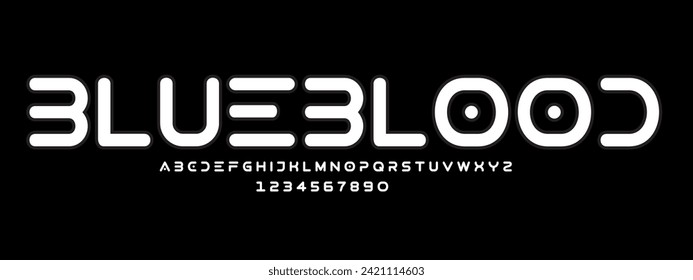Alphabet font. Typography decorative elegant  lettering for logo. vector illustration. stock image.